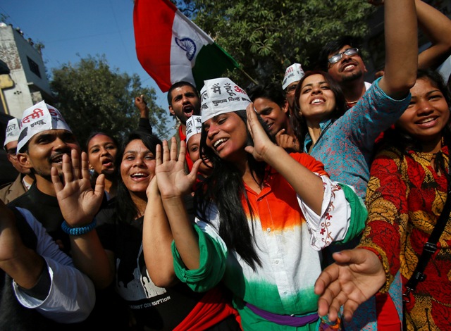 AAP wins Delhi Elections