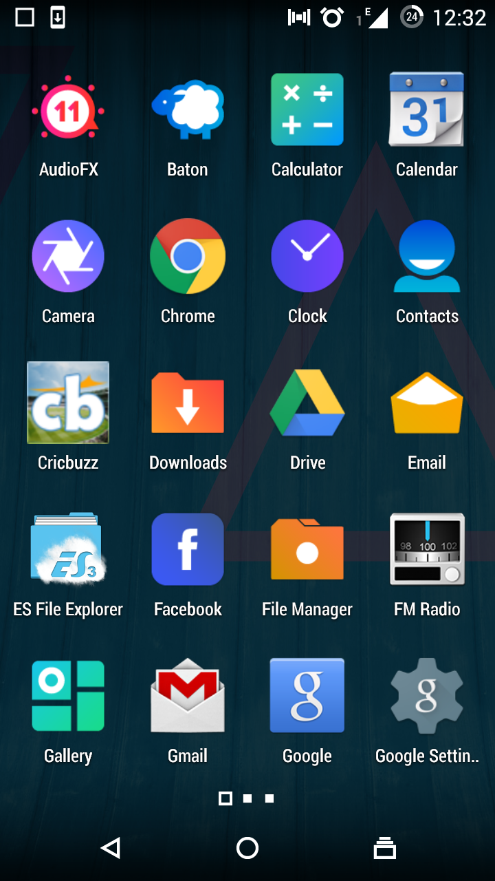 Yu Yureka CyanogenMod App menu