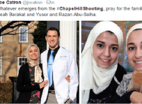 Social media has reacted with outrage over the lack in media coverage on the Chapel Hill shooting incident.
