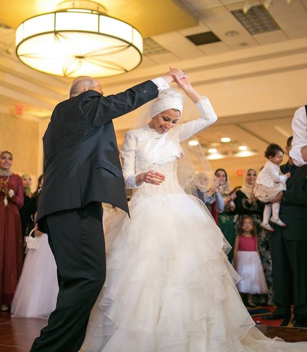 Chapel Hill shooting victim,posted a photo of her dancing with her dad after he wedding. Yusur had gotten married in December 2014. Chapel Hill shooting victim,posted a photo of her dancing with her dad after he wedding. Yusur had gotten married in December 2014.