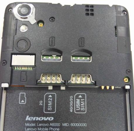Lenovo A6000 Connectivity