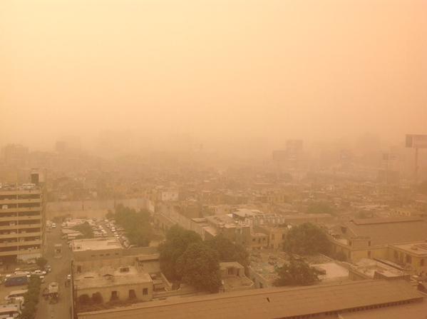 Middle East sandstorm
