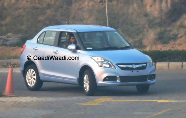 Maruti Suzuki Swift Dzire Facelift Spy Pics Continue to Roll in as Launch Nears