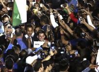 MS Dhoni India World Cup Opening Ceremony