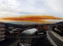 Orange Toxic Cloud in Spain