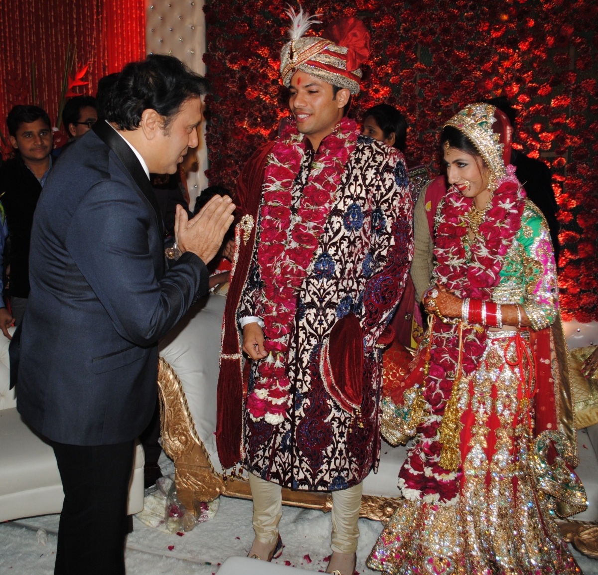Govinda with Atin and Lalita Govinda with Atin and Lalita
