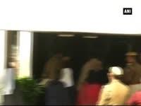 smriti-irani-visits-convent-school-vandalised-in-delhi