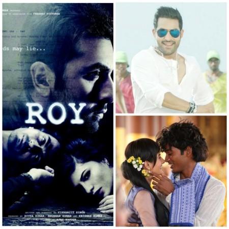 A collage of 'Roy', 'Temper', and 'Anegan'. 'Roy', 'Temper', 'Anegan' off to a Good Opening in Garden City