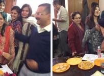 Kejriwal and wife