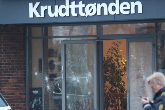 Swedish cartoonist Lars Vilks, who has faced death threats for caricaturing prophet Muhammad was present at the cafe,when gunman opened fire through the glass window on Saturday.
