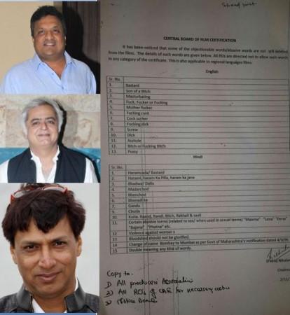 Filmmakers react to Censor Board banned words