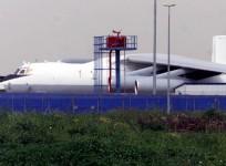 An Ilyushin-76 plane modified with the Israeli Phalcon strategic airborne radar system