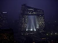 The new China Central Television (CCTV) building is pictured in Beijing, October 28, 2011.