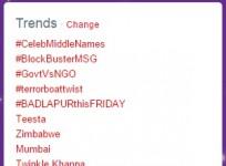 Twitter trends