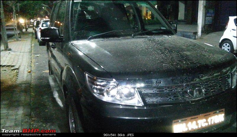 Tata Safari Storme Facelift Spied Undisguised; Expected Launch, Feature Details Tata Safari Storme Facelift Spied Undisguised; Expected Launch, Feature Details