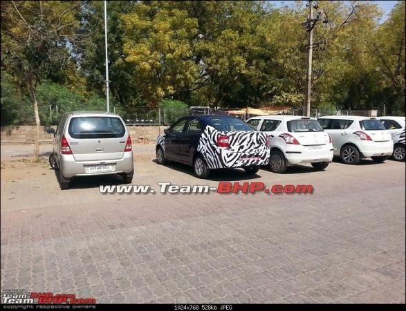 Ford Full-Size Figo Sedan Spied Testing in India for First Time [PHOTOS]