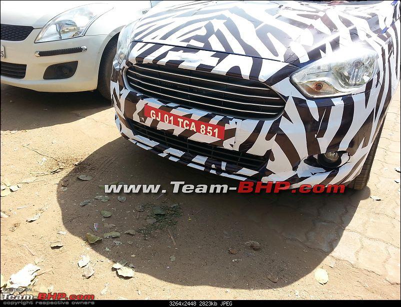 Ford Full-Size Figo Sedan Spied Testing in India for First Time [PHOTOS]