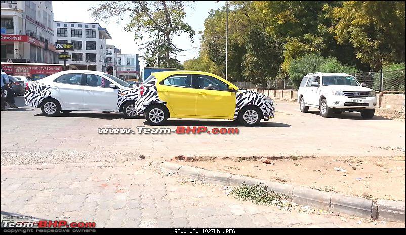 Ford Full-Size Figo Sedan Spied Testing in India for First Time [PHOTOS]