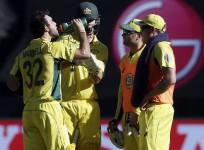 Glenn Maxwell Mitchell Marsh Michael Clarke James Faulkner Australia