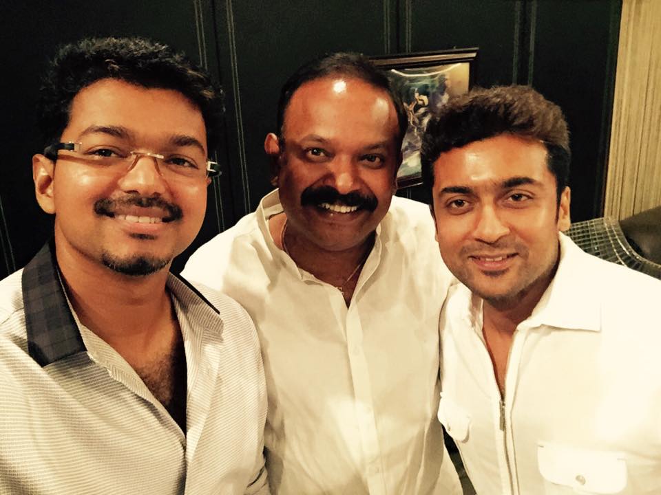 Vijay, Venkat Prabhu and Suriya
