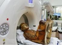 Mummified monk inside Buddha statue