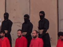 Isis video claims 21 Peshmerga soldiers have been beheaded.