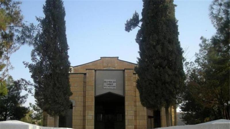 The Suleyman Shah tomb near the northern Syrian city of Aleppo