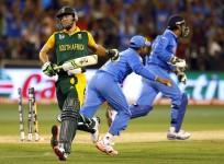 AB De Villiers South Africa Suresh Raina MS Dhoni India