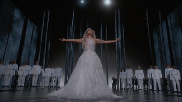 Lady Gaga performed The Sound of Music at the 87th Academy Awards. Lady Gaga
