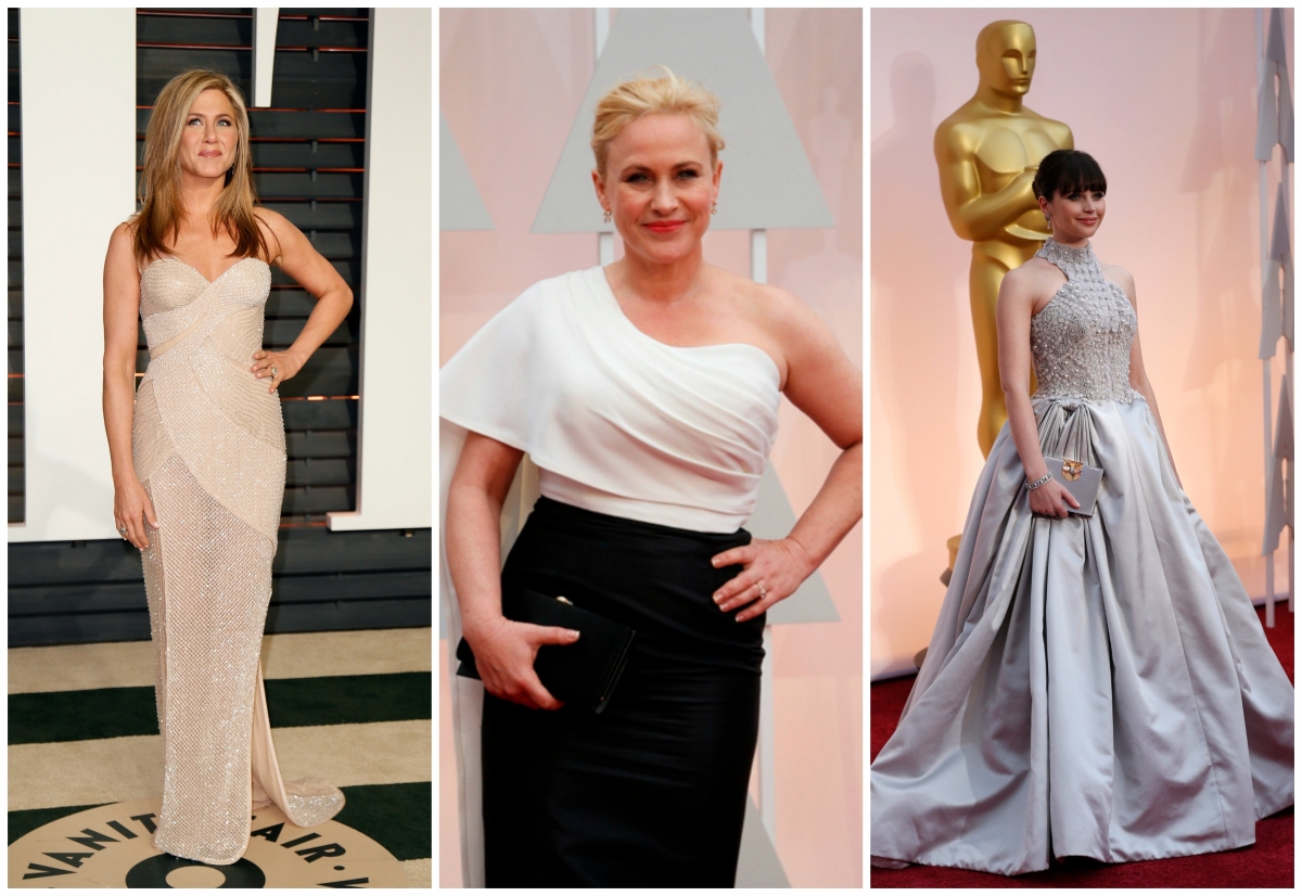 Jennifer Aniston, Patricia Arquette and Felicity Jones