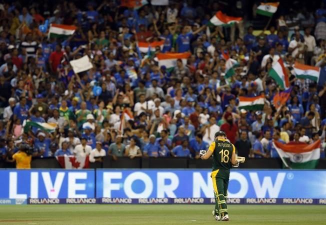 Faf Du Plessis South Africa India MCG Crowd World Cup 2015