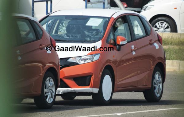 Honda New Jazz Spied