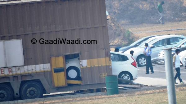 Honda New Jazz Spied