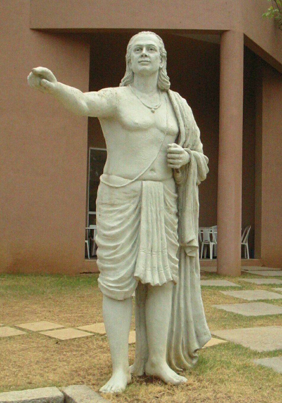 Statue of Aryabhata on the grounds of IUCAA, Pune. As there is no known information regarding his appearance, any image of Aryabhata originates from an artist's conception. Aryabhata