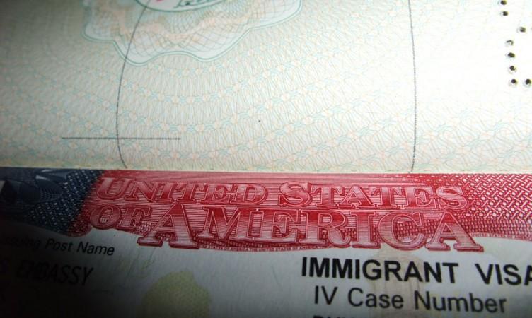A Microprint of US Visa. According to a revision int he VISA law, spouses of highly skilled immigrants in the US can work too. US VIsa Microprint