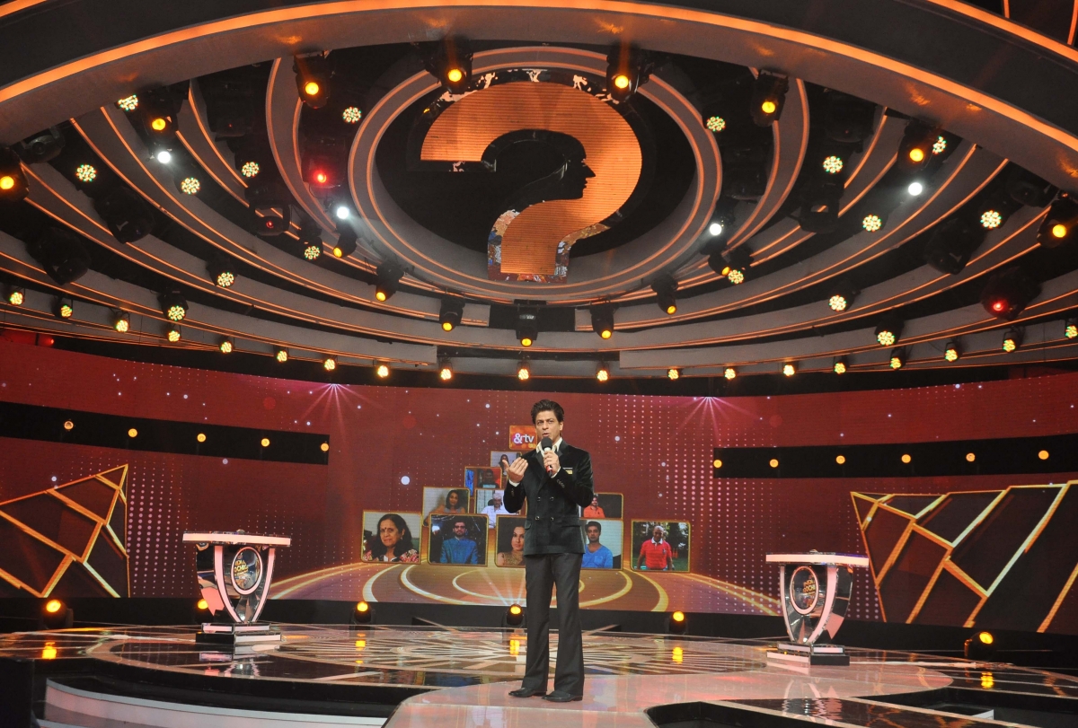 Shah Rukh Khan attends India Poochega Sabse Shaana Kaun press conference