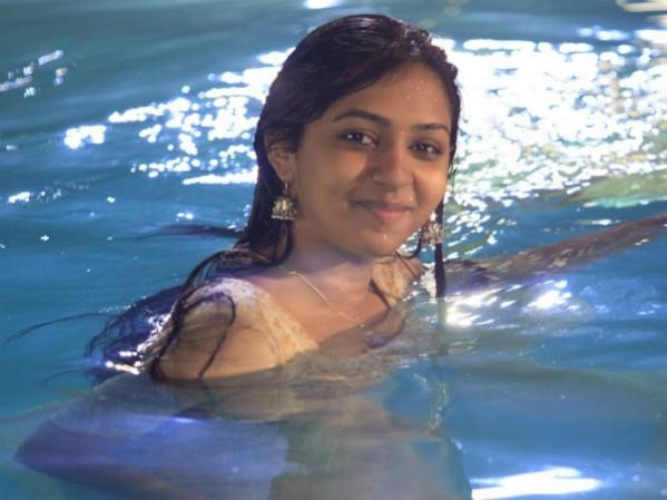 A picture of Lakshmi Menon from her South movie. After Hansika Motwani, Lakshmi Menon's Lookalike Bathing Video Leaked
