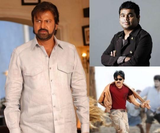 Mohan Babu, AR Rahman and Pawan Kalyan Mohan Babu, AR Rahman and Pawan Kalyan