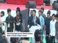 sushant-singh-rajput-promote-detective-byomkesh-bakshy-at-somaiya-college-in-mumbai