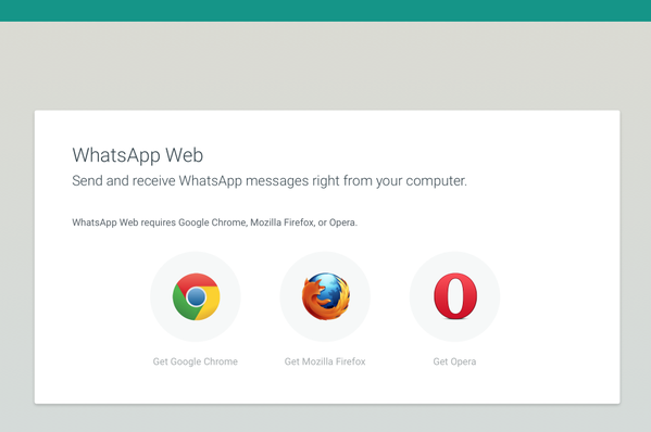 WhatsApp For Web Now Supports Firefox, Opera Browsers