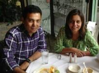 Avijit Roy with his wife Rafida