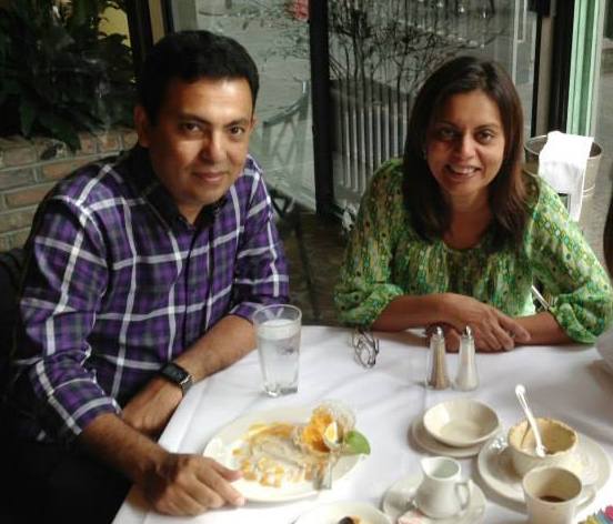 Avijit Roy with his wife Rafida