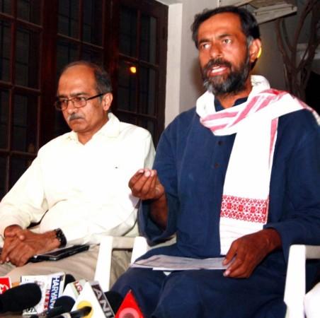 Yogendra Yadav and Prashant Bhushan