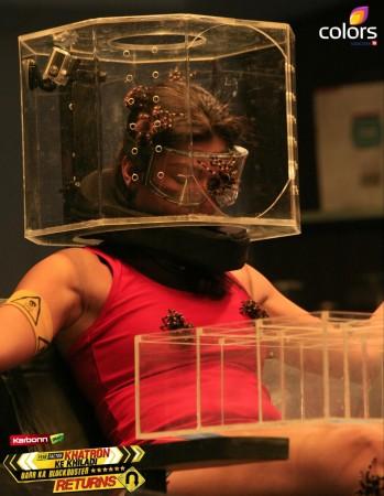 Archana Vijaya on 'Khatron Ke Khiladi Darr Ka Blockbuster Returns' Archana Vijaya on Khatron Ke Khiladi Darr Ka Blockbuster Returns