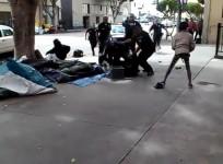 Police in Los Angeles have shot dead a man described as