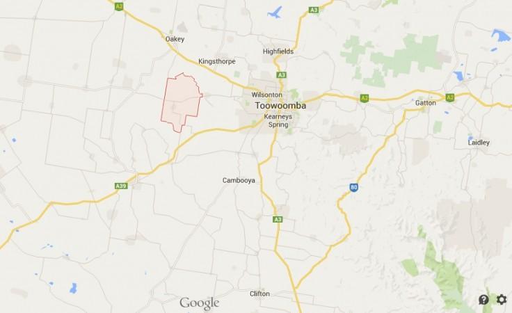 Three people have been shot dead at a house just west of Toowoomba on the Darling Downs, Queensland in Australia. (Picture: Approximate location of the incident) Three people have been shot dead at a house just west of Toowoomba on the Darling Downs, Queensland in Australia.