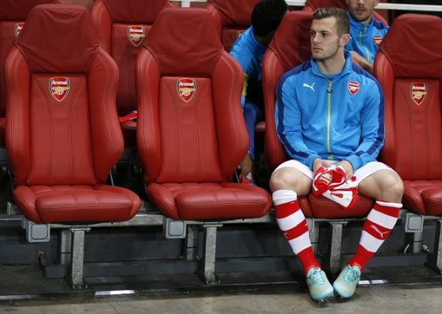 Wilshere has been on the sidelines since sustaining an ankle injury in November Jack Wilshere