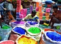 Holi shopping in Hyderabad
