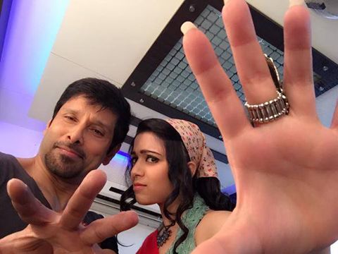 Vikram and Charmme Kaur at 10 Enradhukulla