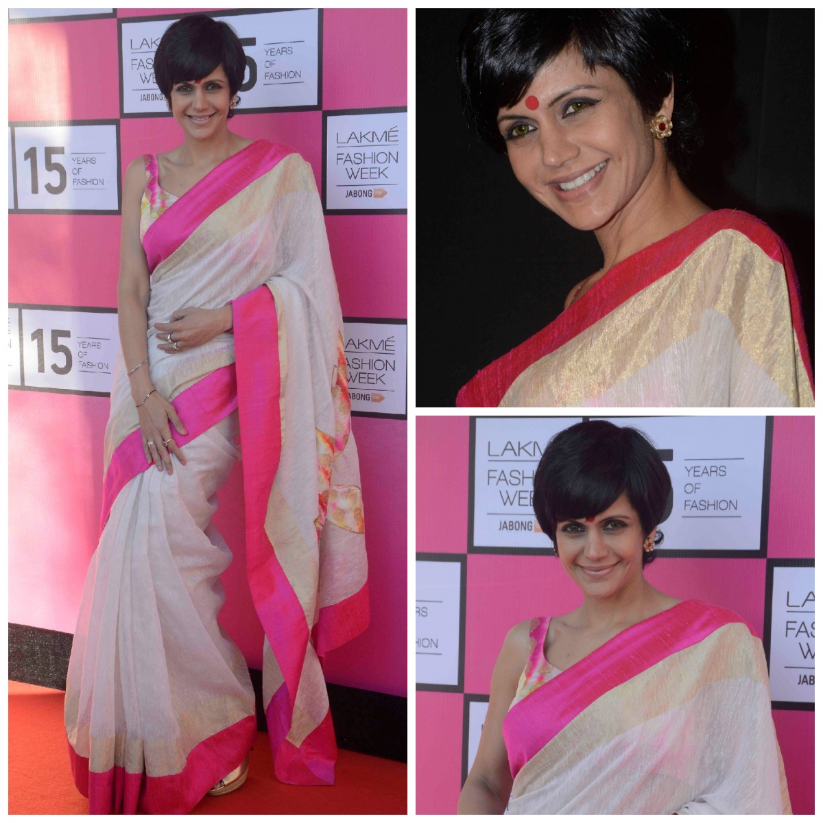 Mandira Bedi at Lakme Fashion Week Curtain Raiser. Mandira Bedi